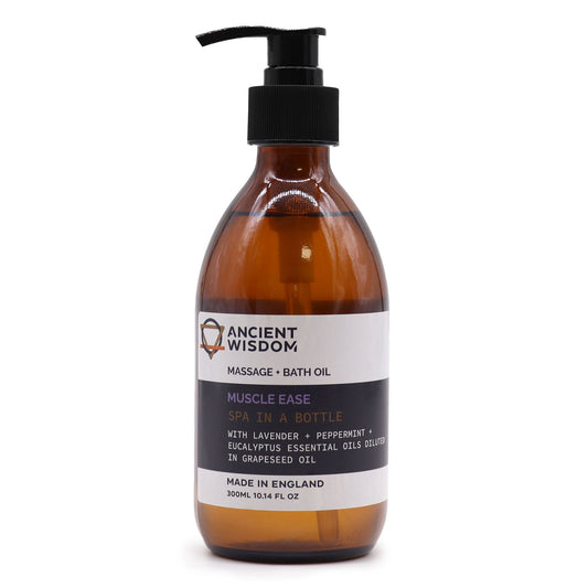 Aceite de masaje y baño de aromaterapia - Alivio Muscular 300 ml