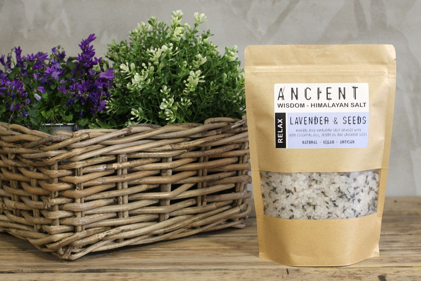 Mezcla de Sal de Baño del Himalaya - 500 g - Relajarse